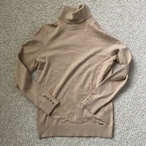 Tommy Hilfiger Tan Turtleneck